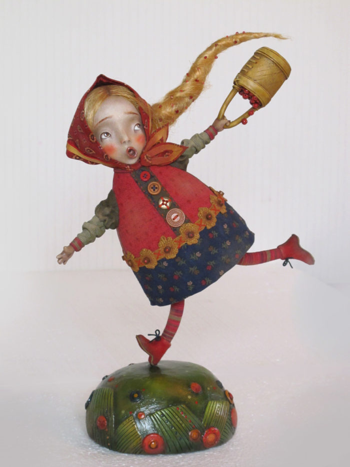 "A be-a-a-ar!!!" - original handmade doll by Anna Zueva