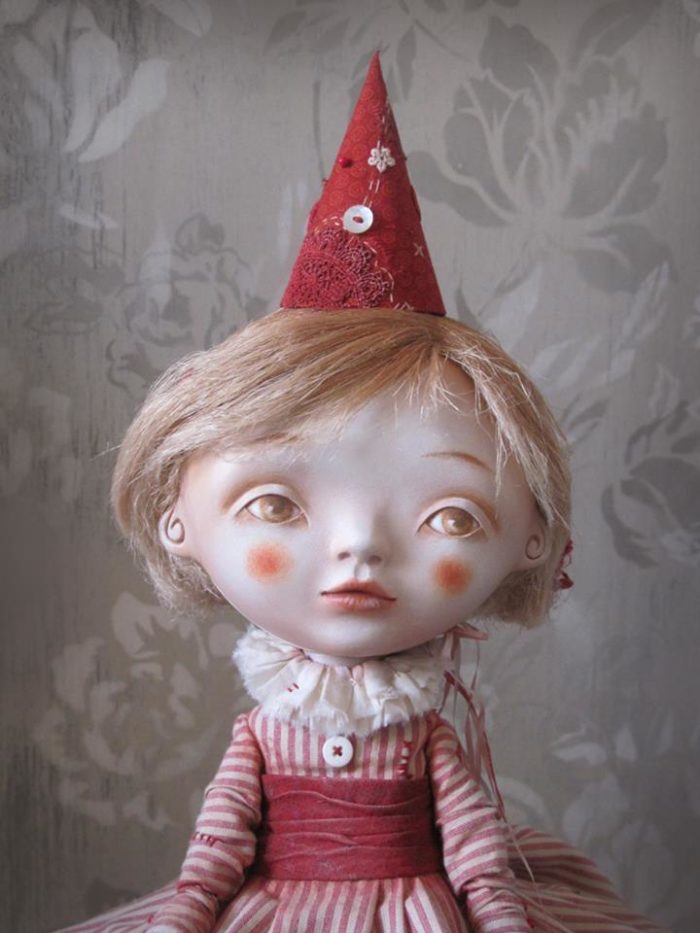 "Petrushka's Girlfriend" - art doll by Anna Zueva