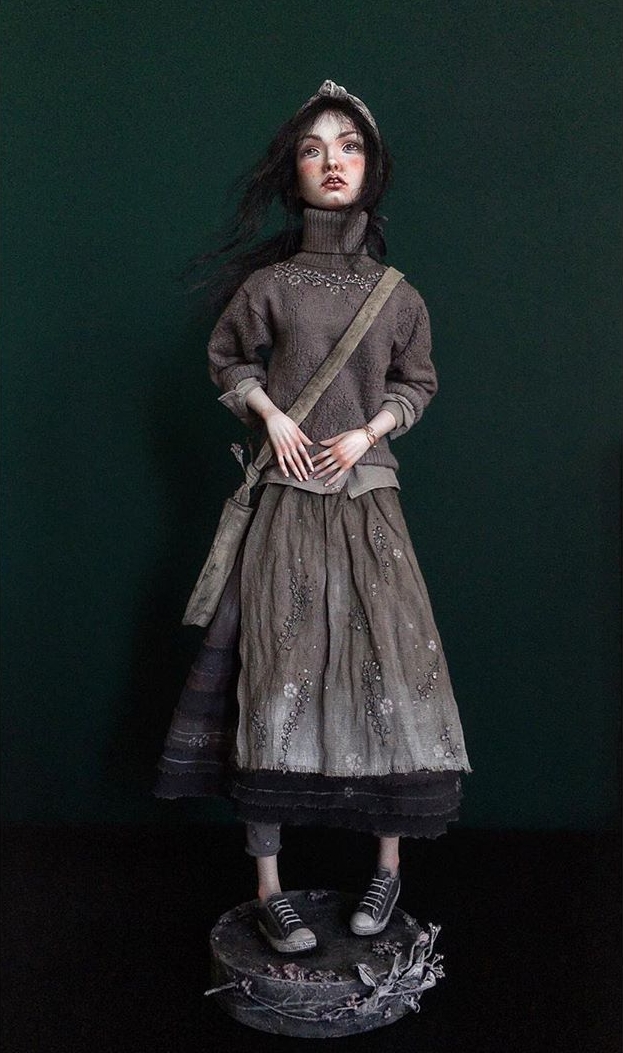 Nora - art doll by Anna Zueva