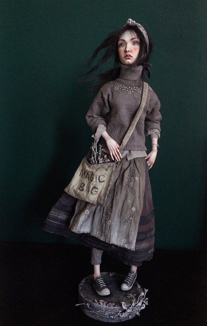 Nora - art doll by Anna Zueva